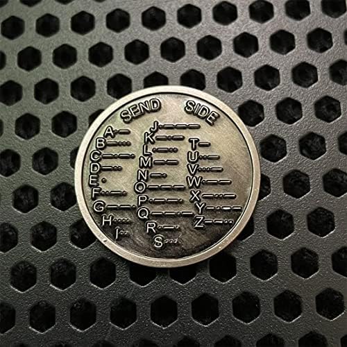 Стејси Морс Код Комеморативни Монети Монета Морзеова Код Монета За Почетниците Радио Ентузијасти