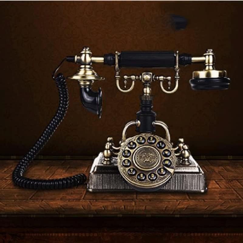 JGQGB Класичен антички телефонски моден гроздобер телефон фиксен телефон