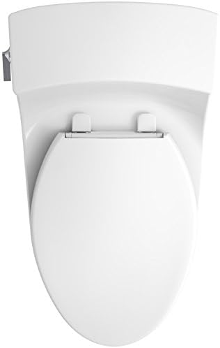 Kohler K-5172-58 San Souci Comfort Hight Compact Компактен издолжен 1,28 GPF тоалет со технологија за испирање на аква клипот