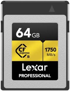Лексар Професионални 2000x 64GB SDXC UHS-Ii Картичка &засилувач; Лексар Професионални 64GB CFexpress Тип Б Мемориска Картичка, До 1750mb / s Читање, Суровини 4K Видео Снимање, Поддржува P