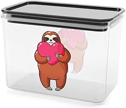 Симпатична Мрзелива1 Пластична Кутија За Складирање Контејнери За Складирање Храна Со Капаци Тегла Со Ориз Запечатена Кофа За Организација