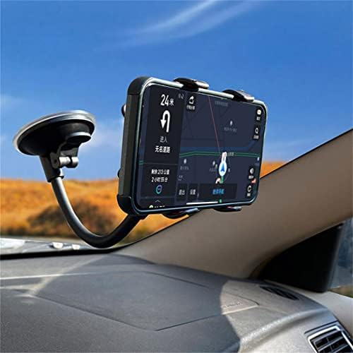 N/A Universal Whindstrasthield Car Tonect Tonear Clip Stand Mount Mount Mount 360 Rotatable Silicone Gel подлога за држач за
