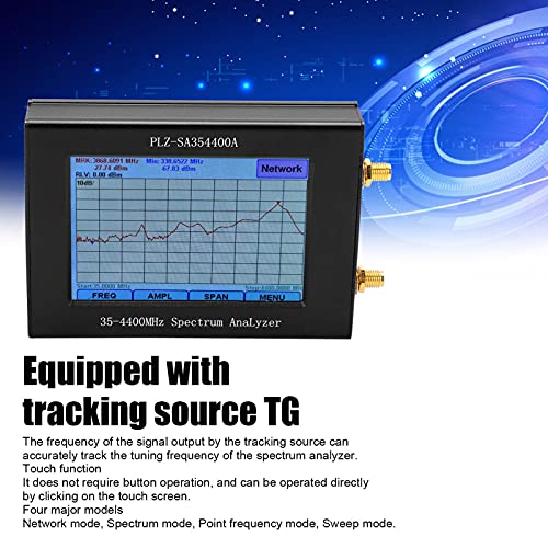 Анализатор за анализатор на спектар од 35 до 4400MHz и рачен спектар Анализатор 3,5 инчен TFT USB2.0 USB3.0