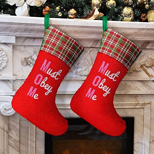 Мора да ме мами, мамо, божиќни чорапи за Божиќни празници, реверзибилна промена во боја, магичен фонд за Божиќно дрво камин