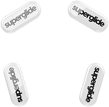 Superglide - најбрзи и најмесни нозе на глувчето / лизгалки направени со ултра силно беспрекорно стакло Супер брз и издржлив ѓон за Logitech