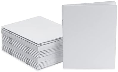 Hygloss производи бели празни книги - Одлични книги за списание, скицирање, пишување и повеќе - Забава за уметност и занаети - големина