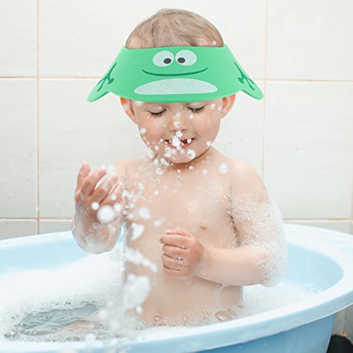 Кисангел Бебешки Шампон Штит за Перење Коса За Мали Деца 3 парчиња Визир За Бебешка Бања капа за Туширање Измијте Ја Заштитната