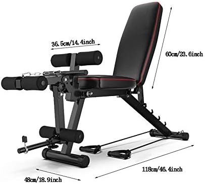 Duxx Duxx Duxbell Bench, фитнес стол клупа Прес домашна фитнес опрема што се наоѓа на стомачни мускули