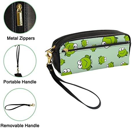 Colourlife Pencil Case Tagks Carthoon Frogs Fore Cape Zipper Tagh Tagh Makeup Cosmetic Tagn Mencil држач за возрасни момчиња девојчиња