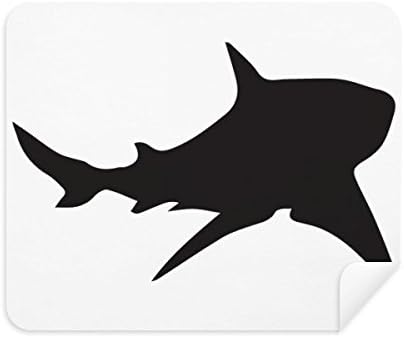 Океан Црна Ајкула Биологија Крпа За Чистење Риби Чистач на Екран 2 парчиња Велур Ткаенина