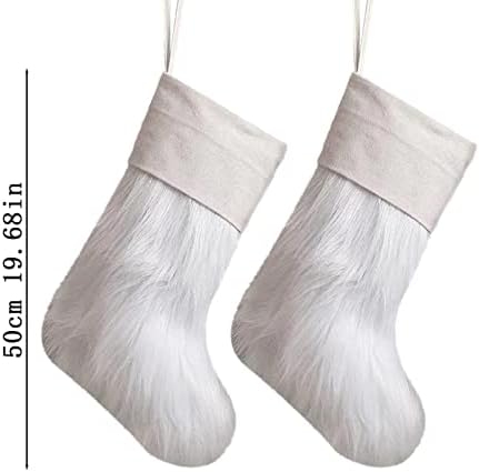 Божиќни стаклени топки украси Божиќни чорапи крпа Божиќна чорапска торба и Божиќ што висат чорапи за украсување на забави и Божиќни цртани