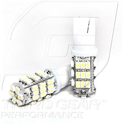 TGP T15 White 42 LED Smd Клин Обратна / Резервна Копија Светилки Пар 2006-2010 Компатибилен Со Dodge Полнач