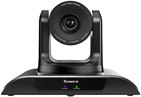Tenveo PTZ Конференциска Сала Камера 10x Оптички Зум USB/HDMI/LAN FHD 1080P 60FPS 360°Видео Веб Камера За Пренос Во Живо Деловен Состанок