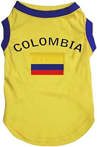 Петитебела колумбија &засилувач; Знаме Кученце Куче Кошула