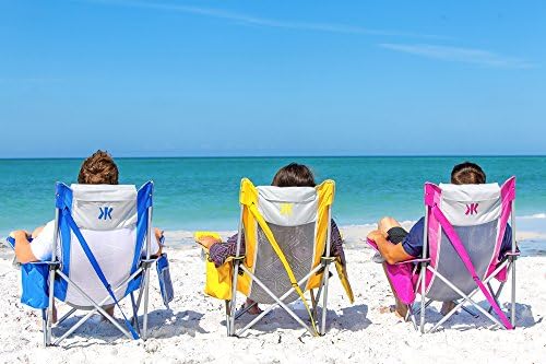 Кијаро Плажа Прашка Стол Со Кулер Џеб-Разни Забавни Бои &засилувач; Модели-Совршен Плажа Преклопен Стол И Кампување Стол-Вклучува Одвојлива Перница