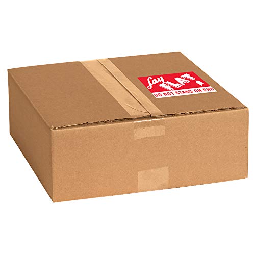 Кутија САД BDL1420 ЛОГИЧКИ ЛОГИЧКИ ЛОГИЧКИ Етикети, лежени рамни - не застанувајте на крајот “, 3 x 5 , црвено/бело
