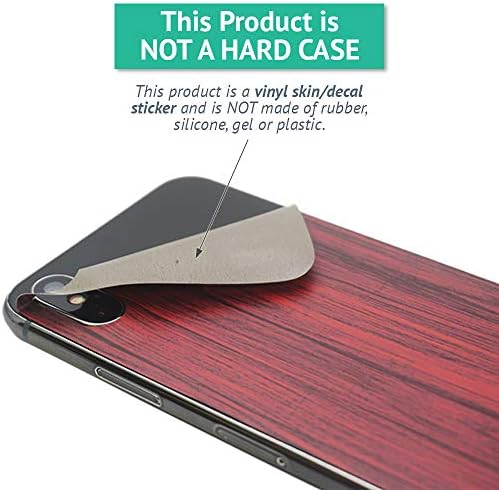 Кожата на mothyskins Компатибилна Со Samsung Безжична Подлога за Полнење Обвивка За Обвивка Кожи Од Налепници Црвен Шеврон