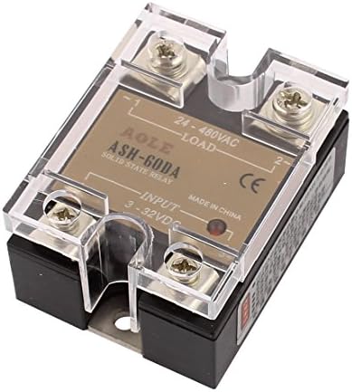 Делови и додатоци за печка ASHEXIT ASH-60DA 3-32VDC на 480VAC 60A единечна фаза цврста состојба DC до AC реле реле овластено