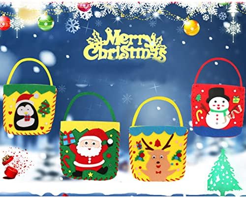Божиќни Торбички ЗА Торби СО Рачки Мултифункционални Божиќни Чанти За Подароци Завиткување Шопинг Забава За Забави Фустан За Жени Секси