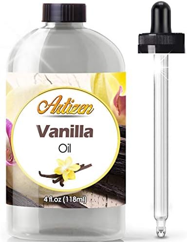 Терапевтско одделение на есенцијално масло од ванила - Огромно шише 4oz - совршено за ароматерапија, релаксација, терапија со кожа и