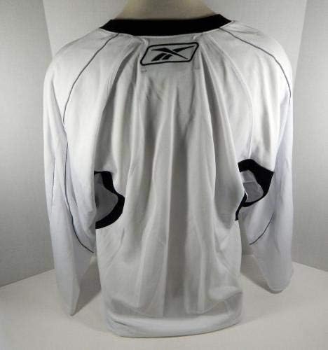 2010-11 Манарси во Манчестер Монархс издадена бела пратија Jerseyерси 10 -та сезона l - Игра користена дресови во NHL