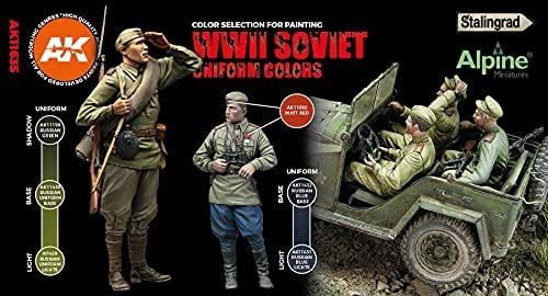 АК ИНТЕРАКТИВНИ 3G Советски Сојуз на Втората светска војна - Пластични бои за моделирање и додатоци, точка АК -11635