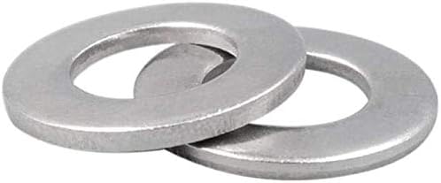 Завртки и ореви на AccDuer 304 гарнитура од не'рѓосувачки челик, зголемена и проширена задебелена метална рунда месон, рамна мијалник
