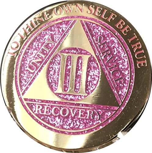 3 Години Елегантен Сјај Розова Златна Сребрена Би-Позлатена Med Медалјон ЧИП III