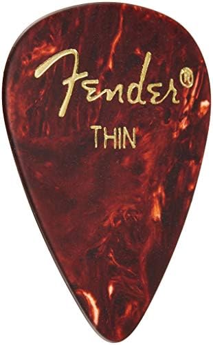 Фендер класичен целулоиден гитара избира 351 форма, бела, тешка, 12-пакет