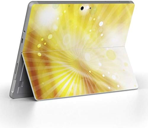 Декларална покривка на igsticker за Microsoft Surface Go/Go 2 Ultra Thin Protective Tode Skins Skins 001918 Едноставно жолто
