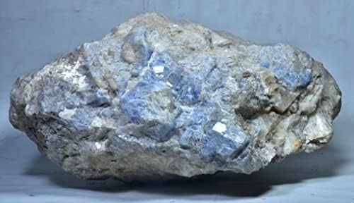 4760 грам флуоресцентни фосфоресцентни ретки сини хакманит кристали w/winchite