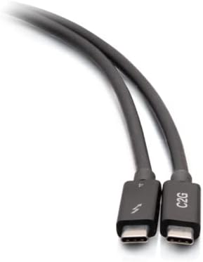 C2G 2,5ft Thunderbolt 4 USB C кабел - USB C до USB C - 40Gbps - m/m