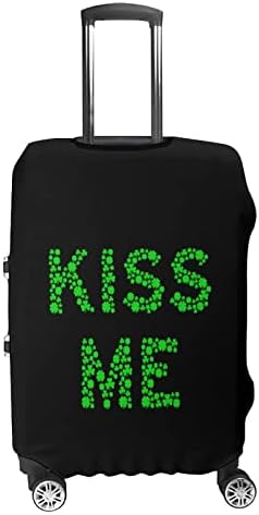 Бакни Ме Шамрок Детелина Багаж Покритие Смешни Патување Куфер Заштитник Багаж Покритие
