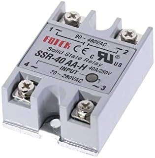 Pikis Solid State Relay SSR-40AA-H 40A AC на AC 70-280V AC до 90-480V AC SSR 40AA H Реле Реле