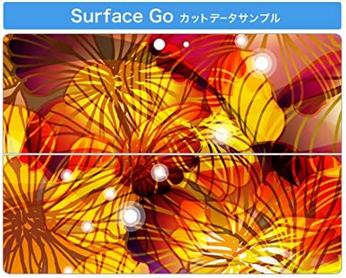 Декларална покривка на igsticker за Microsoft Surface Go/Go 2 Ултра тенки заштитнички налепници за тело 001946 Цветно брашно шарено