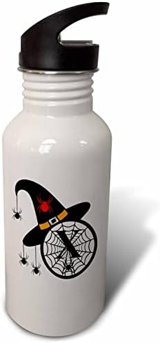 3Drose Monogram x Halloween Witch Hat Spiders и Web - шишиња со вода