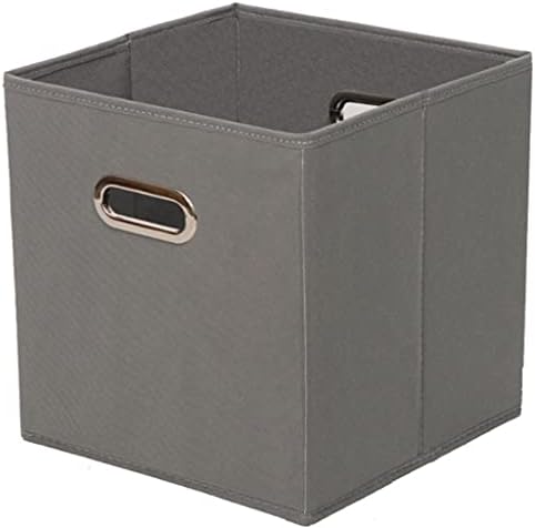 КУТИИ ЗА Складирање Платнени Коцки НА XJJZ со Двојна Метална Рачка Склопувачка Кутија За Складирање На Гардероба За Гардероба За