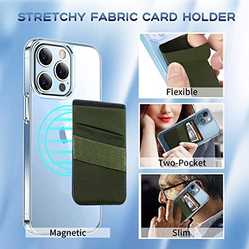 Sonvicty Life Magnetic Pallet за Apple Magsafe, кожа Маг Безбеден паричник за задниот дел на iPhone 13/13 Pro/Max и 14 серии, држач за паричник