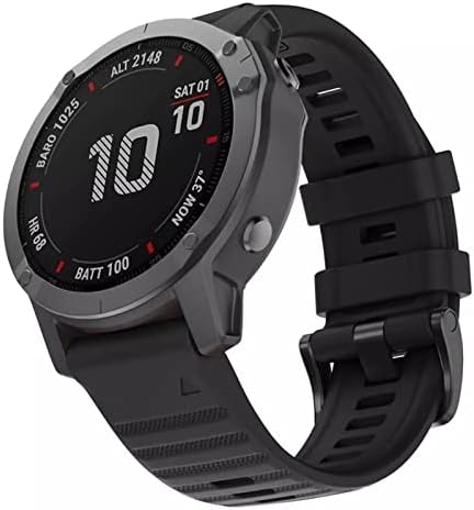 Kangdd 22 26mm QuickFit Smart Watch Straps за Garmin Fenix ​​7 7s 7x Fenix ​​6 6x 5s 5x Plus 935 945 3HR Силиконски рачки за брзо ослободување
