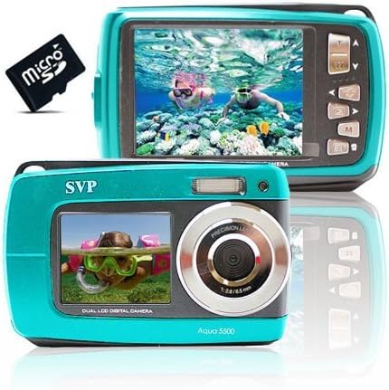 Свп Сина Аква5500 18мп Подводна Дигитална Камера Со Два Екрани