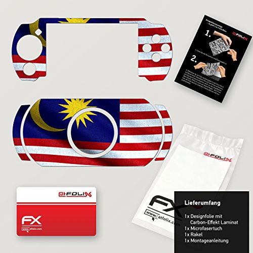 Sony PSP-E1000 / E1004 Дизајн на кожата „Знаме на Малезија“ налепница за PSP-E1000 / E1004