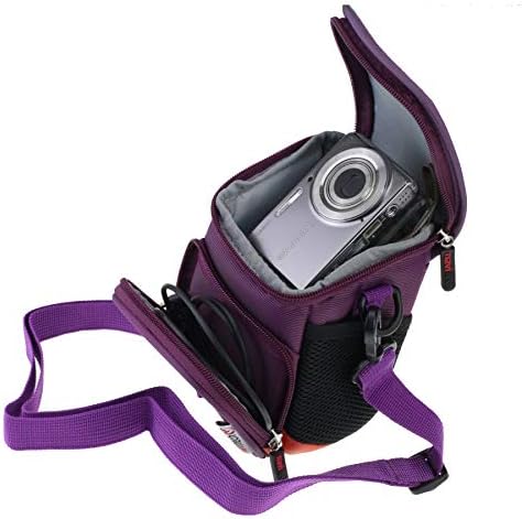 Навитех Виолетова Инстант Камера Торба За Носење И Патна Торба Компатибилна Со Инстант Камерата Фуџифилм Мини 90