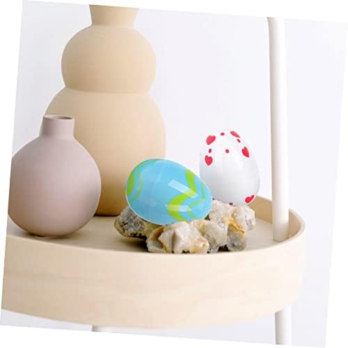 Pretyzoom 80 парчиња јајца фаворизираат бои за бонбони за бонбони отворена корпа Декоративна училница за поддршка на снабдување на наградување