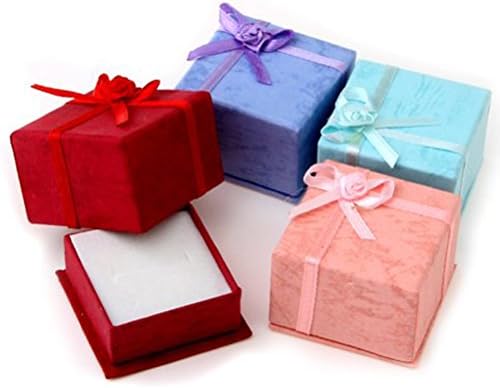 Кутии За Подароци НУОЛУКС Со Капаци за Складирање Накит Со Обетки Случајна Боја 24 парчиња