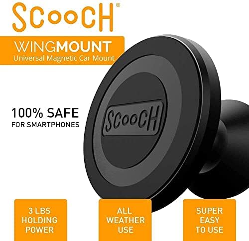 Scooch Wingmate за iPhone 12 мини во комплет со монтирање на магнетски автомобил Wingmount