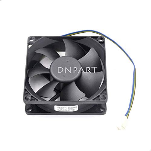 DNPART компатибилен за 8CM F128025SU DC 12 V 0,4A 8025 4Wire Everflow Caling Fans