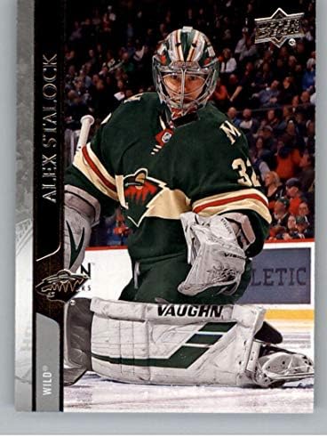 2020-21 Хокеј на серијалот 1 на горната палуба 92 Алекс Сталок Минесота Диви официјални службеници UD NHL Трговска картичка