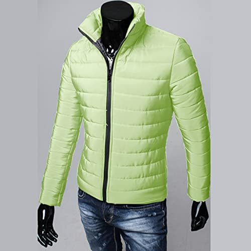 Мажи есенски зимски палта јакна памук штанд, топла зима дебела долга ракав патент џеб палто јакна, бурно руно