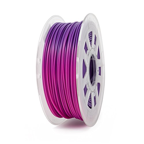 Gizmo Dorks 3mm ABS Filament 1kg / 2.2lb за 3Д печатачи, промена на бојата Виолетова во розова боја