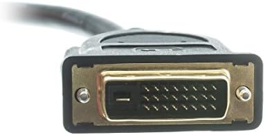 ACL 10 Стапки HDMI Машки До DVI-D Машки Кабел, Позлатен, CL2 Оценет, Црн, 10 Пакет